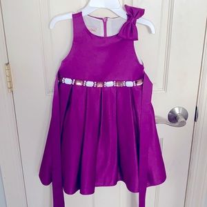 Purple toddler dress